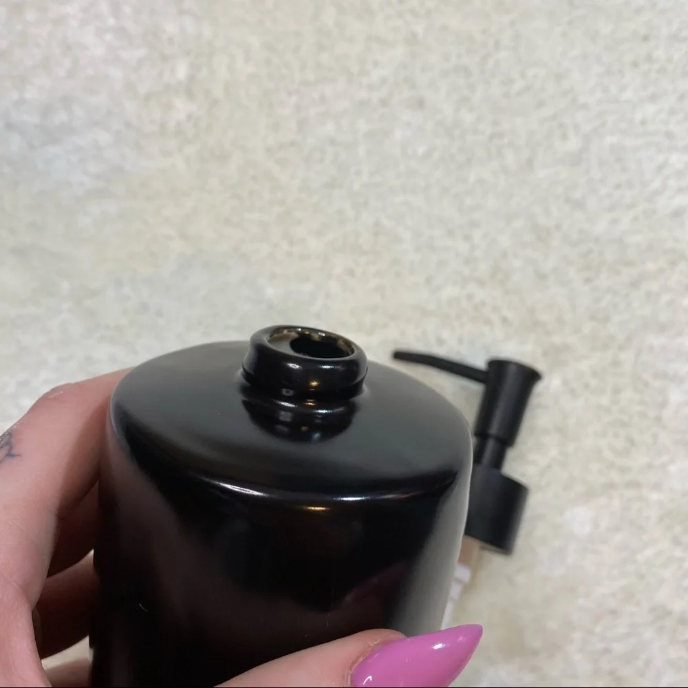 Rae Dunn Halloween Soap Black and Orange Soap Dispenser